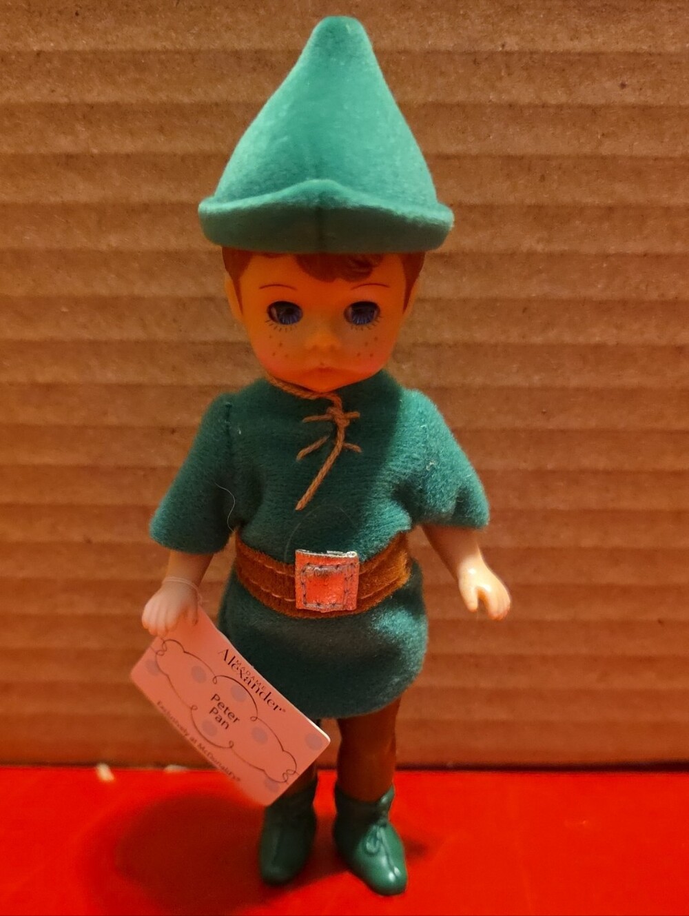 2002 Madame Alexander McDonalds Happy Meal Peter Pan Doll 5in